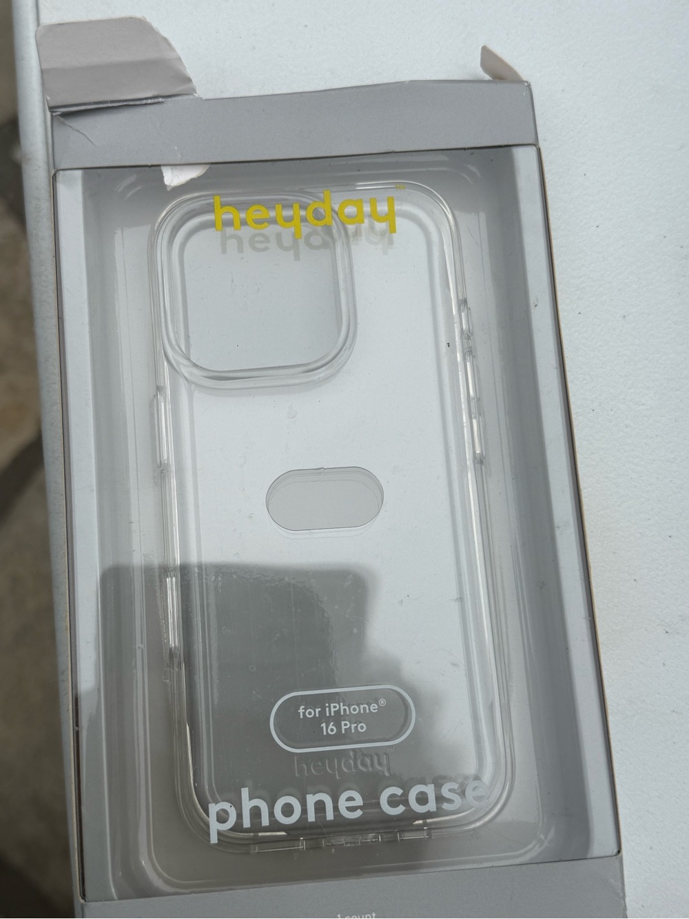 heyday Transparent Clear Case for iPhone 16 Pro